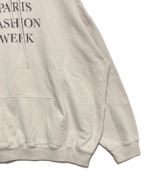 BALENCIAGA（バレンシアガ）BALENCIAGA (バレンシアガ) プリントフーディ グレー サイズ:XXSの古着・服飾アイテム