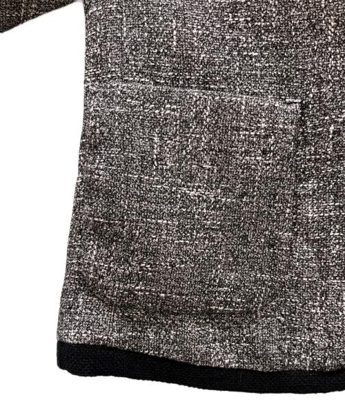 WEEKEND Max Mara（ウィークエンド マックスマーラ）WEEKEND Max Mara (ウィークエンド マックスマーラ) パイピング2Pツイードジャケット グレー サイズ:40 未使用品の古着・服飾アイテム