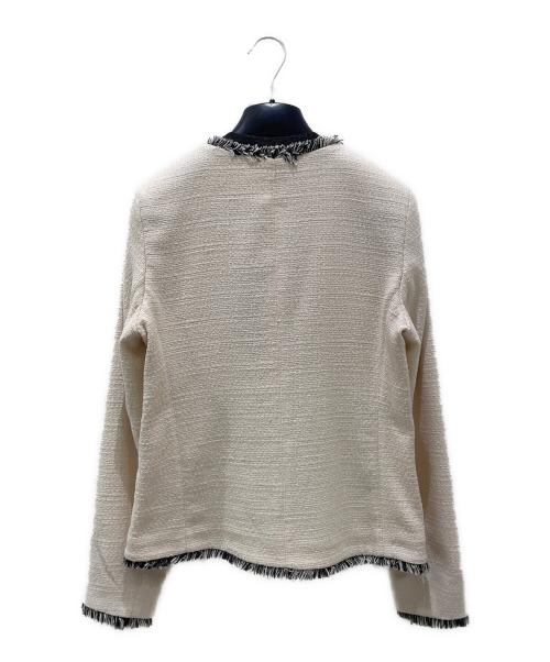 WEEKEND Max Mara（ウィークエンド マックスマーラ）WEEKEND Max Mara (ウィークエンド マックスマーラ) 4Pツイードジャケット ベージュ サイズ:40 未使用品の古着・服飾アイテム