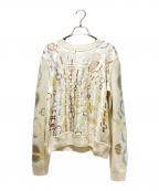 HERMESエルメス）の古着「カシミヤ ツイルレーヌ ニット」｜ホワイト