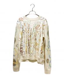 HERMES（エルメス）の古着「カシミヤ ツイルレーヌ ニット」｜ホワイト