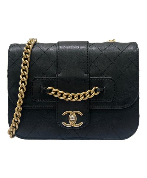 CHANEL（シャネル）CHANEL (シャネル) チェーンショルダーバッグ ブラックの古着・服飾アイテム