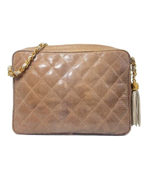 CHANEL（シャネル）CHANEL (シャネル) チェーンショルダーバッグ ベージュの古着・服飾アイテム