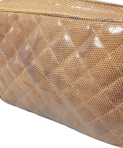 CHANEL（シャネル）CHANEL (シャネル) チェーンショルダーバッグ ベージュの古着・服飾アイテム