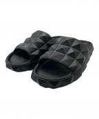 VALENTINOヴァレンティノ）の古着「ラバースタッズサンダル」｜ブラック