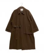 CULLNIクルニ）の古着「タイロッケンコート」｜ブラウン
