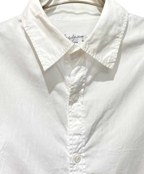 Yohji Yamamoto pour homme（ヨウジヤマモト プールオム）Yohji Yamamoto pour homme (ヨウジヤマモト プールオム) 18AW 環縫いビックブラウス ホワイト サイズ:3の古着・服飾アイテム