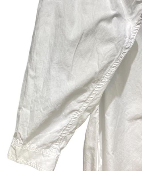 Yohji Yamamoto pour homme（ヨウジヤマモト プールオム）Yohji Yamamoto pour homme (ヨウジヤマモト プールオム) 18AW 環縫いビックブラウス ホワイト サイズ:3の古着・服飾アイテム