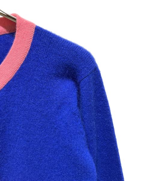 CHANEL（シャネル）CHANEL (シャネル) カシミヤカーディガン ブルー サイズ:38の古着・服飾アイテム