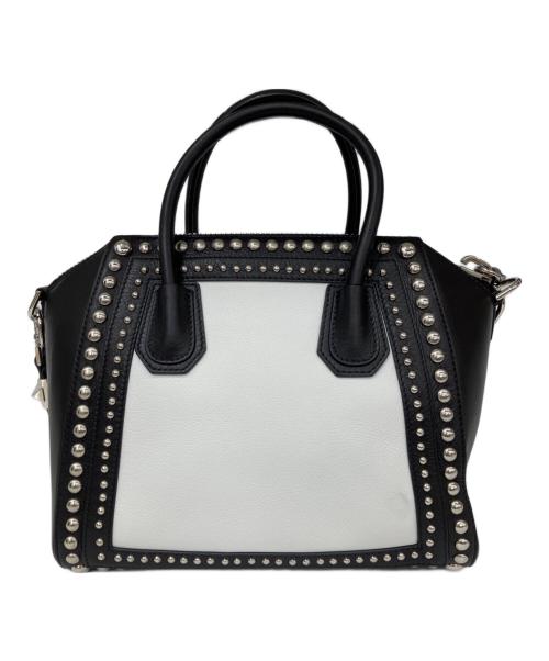 GIVENCHY（ジバンシィ）GIVENCHY (ジバンシィ) アンティゴナ 2WAYバッグ ホワイト×ブラックの古着・服飾アイテム