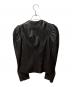 LOUIS VUITTON (ルイ ヴィトン) ノーカラーレザージャケット ブラック サイズ:34：150000円
