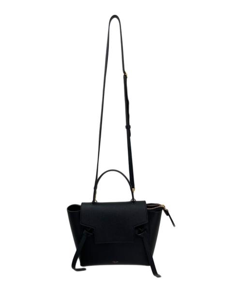 CELINE（セリーヌ）CELINE (セリーヌ) ベルトバッグ ナノ ブラック サイズ:ナノの古着・服飾アイテム