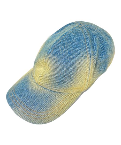 PRADA（プラダ）PRADA (プラダ) デニムベースボールキャップ ブラック サイズ:XLの古着・服飾アイテム