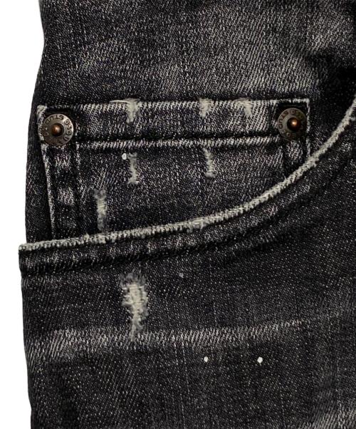 DSQUARED2（ディースクエアード）DSQUARED2 (ディースクエアード) デニムパンツ ブラック サイズ:50の古着・服飾アイテム