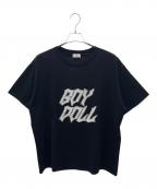 CELINEセリーヌ）の古着「Studded Boy Doll T-Shirt In Cotton Jersey」｜ブラック