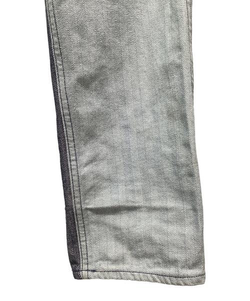 NUMBER (N)INE（ナンバーナイン）NUMBER (N)INE (ナンバーナイン) 切替デニムパンツ インディゴ サイズ:4の古着・服飾アイテム