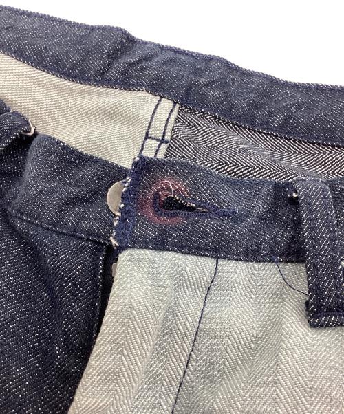 NUMBER (N)INE（ナンバーナイン）NUMBER (N)INE (ナンバーナイン) 切替デニムパンツ インディゴ サイズ:4の古着・服飾アイテム