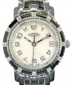 HERMESエルメス）の古着「クリッパー ナクレ」｜シェル文字盤