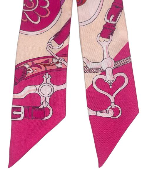 HERMES（エルメス）HERMES (エルメス) ツイリー ピンクの古着・服飾アイテム