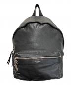 Saint Laurent Parisサンローランパリ）の古着「YSL SAC SITY BAKPAK S」｜ブラック