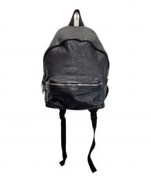 Saint Laurent Paris（サンローランパリ）の古着「YSL SAC SITY BAKPAK S」｜ブラック