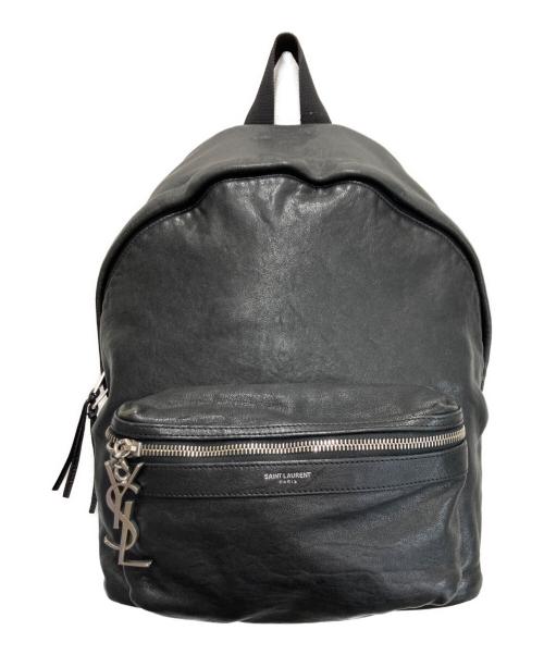 Saint Laurent Paris（サンローランパリ）Saint Laurent Paris (サンローランパリ) YSL SAC SITY BAKPAK S ブラックの古着・服飾アイテム