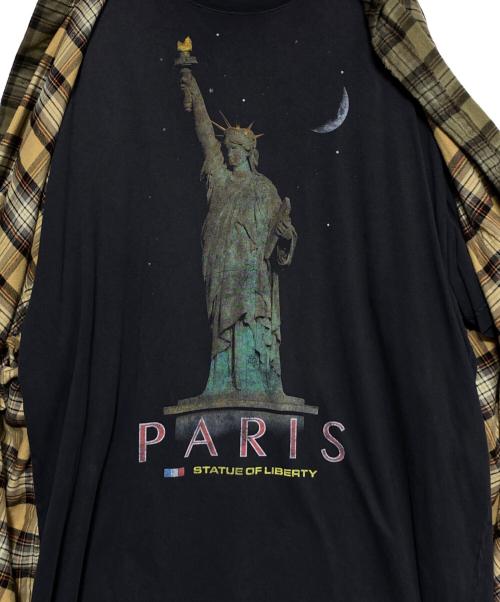 BALENCIAGA（バレンシアガ）BALENCIAGA (バレンシアガ) レイヤードチェックシャツ カーキ サイズ:3の古着・服飾アイテム