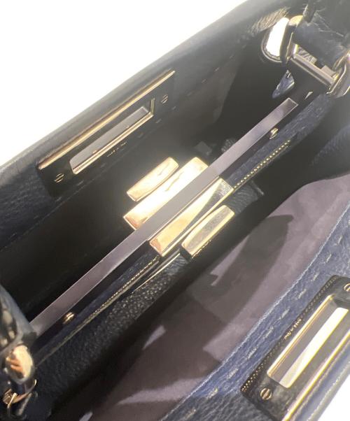 FENDI（フェンディ）FENDI (フェンディ) ハンドバッグ/ピーカブー ネイビー サイズ:ミディアムの古着・服飾アイテム