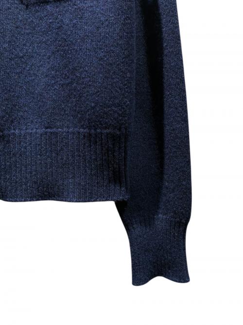 CHANEL（シャネル）CHANEL (シャネル) ココボタンカシミヤカーディガン ネイビー サイズ:42の古着・服飾アイテム