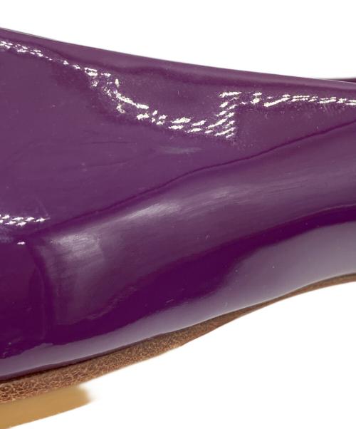 Salvatore Ferragamo（サルヴァトーレ フェラガモ）Salvatore Ferragamo (サルヴァトーレ フェラガモ) ヴァラリボンパンプス パープル サイズ:5の古着・服飾アイテム