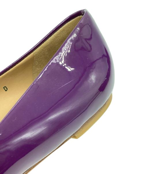 Salvatore Ferragamo（サルヴァトーレ フェラガモ）Salvatore Ferragamo (サルヴァトーレ フェラガモ) ヴァラリボンパンプス パープル サイズ:5の古着・服飾アイテム