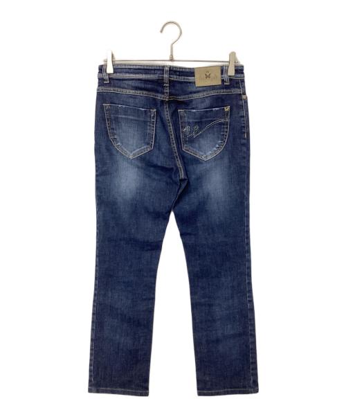 Max Mara WEEK END LINE（マックスマーラ ウイークエンドライン）Max Mara WEEK END LINE (マックスマーラ ウイークエンドライン) ストレートデニムパンツ インディゴ サイズ:44の古着・服飾アイテム