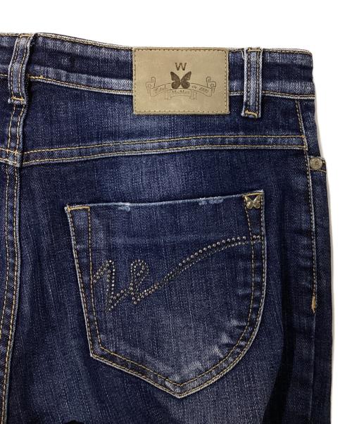 Max Mara WEEK END LINE（マックスマーラ ウイークエンドライン）Max Mara WEEK END LINE (マックスマーラ ウイークエンドライン) ストレートデニムパンツ インディゴ サイズ:44の古着・服飾アイテム