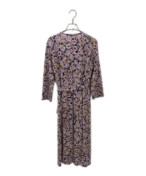 WEEKEND Max Mara（ウィークエンド マックスマーラ）WEEKEND Max Mara (ウィークエンド マックスマーラ) 花柄ワンピース ネイビー×マルチカラー サイズ:Mの古着・服飾アイテム