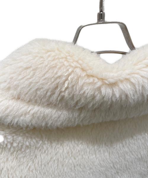 MaxMara（マックスマーラ）MaxMara (マックスマーラ) テディベアコート アイボリー サイズ:Sの古着・服飾アイテム