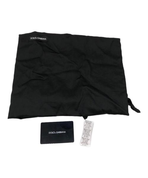 DOLCE & GABBANA（ドルチェ＆ガッバーナ）DOLCE & GABBANA (ドルチェ＆ガッバーナ) 2WAYショッピングバッグ オレンジ×ブラックの古着・服飾アイテム