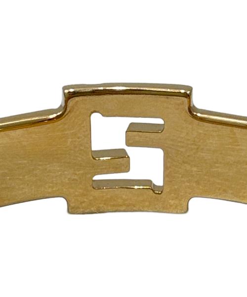 FENDI（フェンディ）FENDI (フェンディ) FFロゴブレスレット ゴールドの古着・服飾アイテム