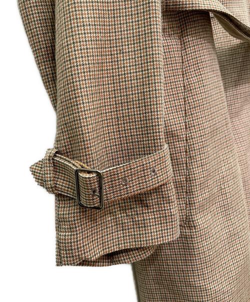 BOGLIOLI（ボリオリ）BOGLIOLI (ボリオリ) リネン混 トレンチコート ブラウン サイズ:54の古着・服飾アイテム