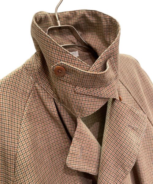 BOGLIOLI（ボリオリ）BOGLIOLI (ボリオリ) リネン混 トレンチコート ブラウン サイズ:54の古着・服飾アイテム