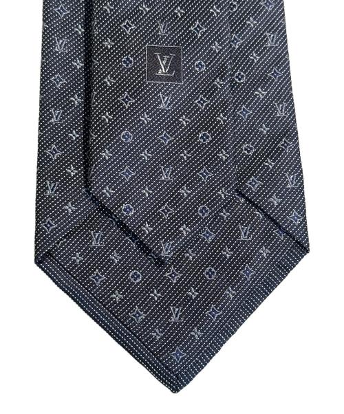 LOUIS VUITTON（ルイ ヴィトン）LOUIS VUITTON (ルイ ヴィトン) モノグラム総柄ネクタイ ネイビー サイズ:-の古着・服飾アイテム