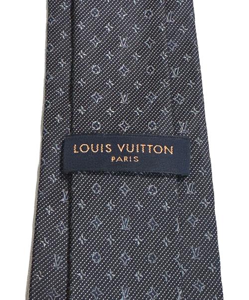 LOUIS VUITTON（ルイ ヴィトン）LOUIS VUITTON (ルイ ヴィトン) モノグラム総柄ネクタイ ネイビー サイズ:-の古着・服飾アイテム