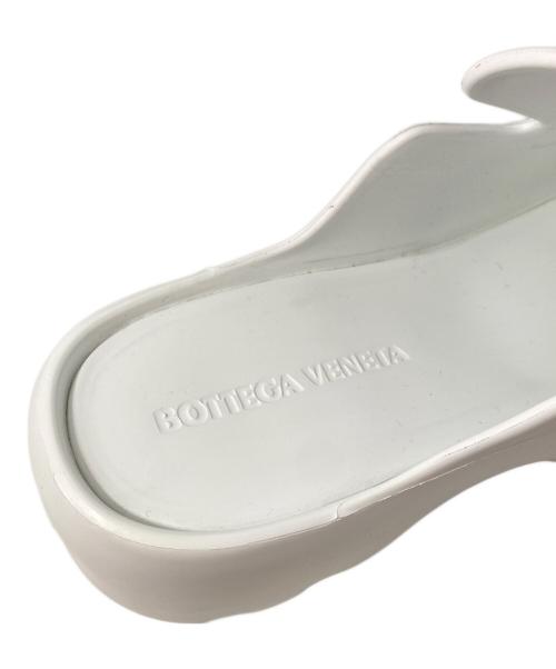 BOTTEGA VENETA（ボッテガベネタ）BOTTEGA VENETA (ボッテガベネタ) ラバーフラッシュクロッグ ホワイト サイズ:44の古着・服飾アイテム