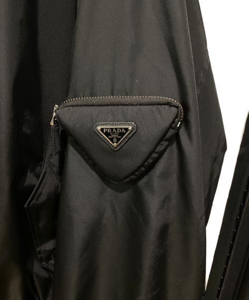 PRADA（プラダ）PRADA (プラダ) RE-NYLONボンバージャケット ブラック サイズ:XXLの古着・服飾アイテム