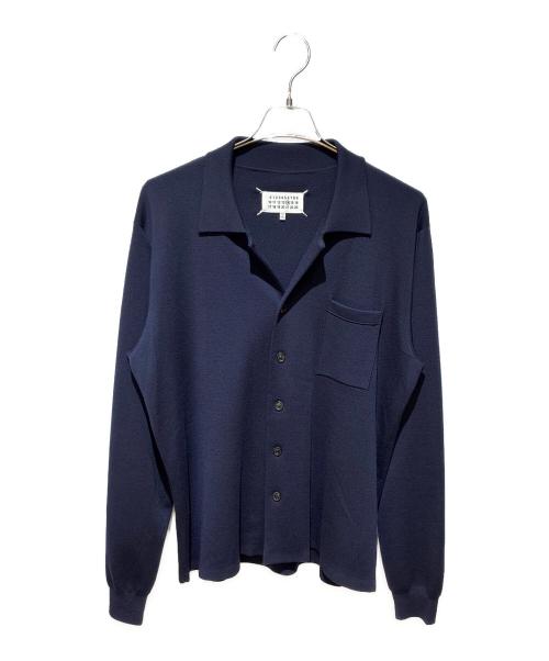 Maison Margiela（メゾンマルジェラ）Maison Margiela (メゾンマルジェラ) ウールニットカーディガン ネイビー サイズ:Sの古着・服飾アイテム