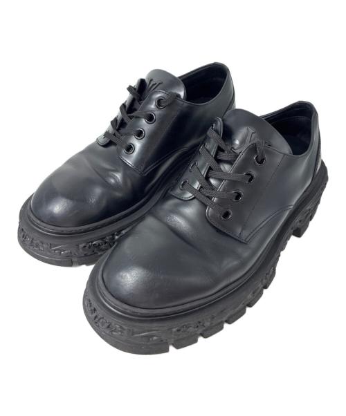 LOUIS VUITTON（ルイ ヴィトン）LOUIS VUITTON (ルイ ヴィトン) BAROQUE LINE DERBY ブラック サイズ:8の古着・服飾アイテム