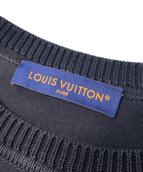 LOUIS VUITTON（ルイ ヴィトン）LOUIS VUITTON (ルイ ヴィトン) 23SS コットン Tシャツ ブラック サイズ:Lの古着・服飾アイテム