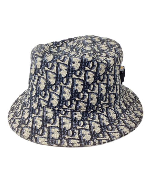 Christian Dior（クリスチャン ディオール）Christian Dior (クリスチャン ディオール) DIORオブリークバケットハット ベージュの古着・服飾アイテム