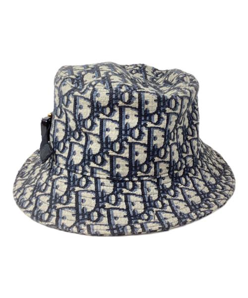 Christian Dior（クリスチャン ディオール）Christian Dior (クリスチャン ディオール) DIORオブリークバケットハット ベージュの古着・服飾アイテム