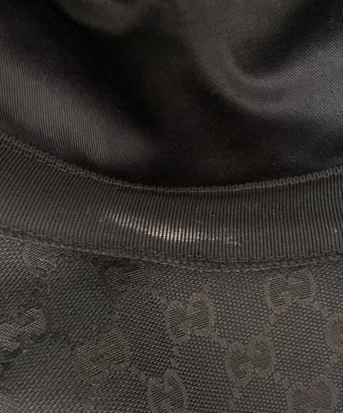 GUCCI（グッチ）GUCCI (グッチ) GGキャンバス ジャカ―ト バケットハット ブラック サイズ:XXLの古着・服飾アイテム