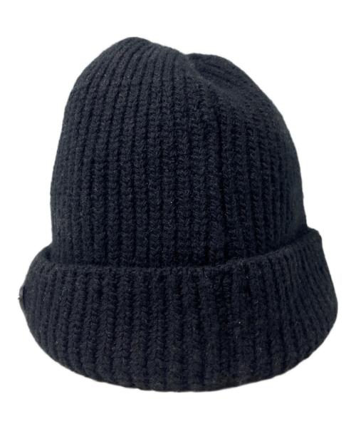 PRADA（プラダ）PRADA (プラダ) トライアングルロゴビーニー ブラック サイズ:Mの古着・服飾アイテム